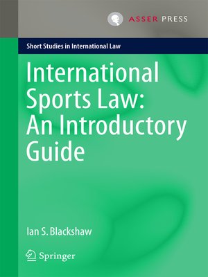 cover image of International Sports Law